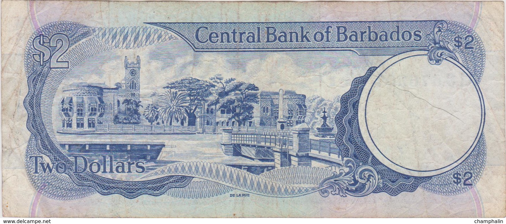 Barbades - Billet De 2 Dollars - John Redman Bovell - P42 - Barbados