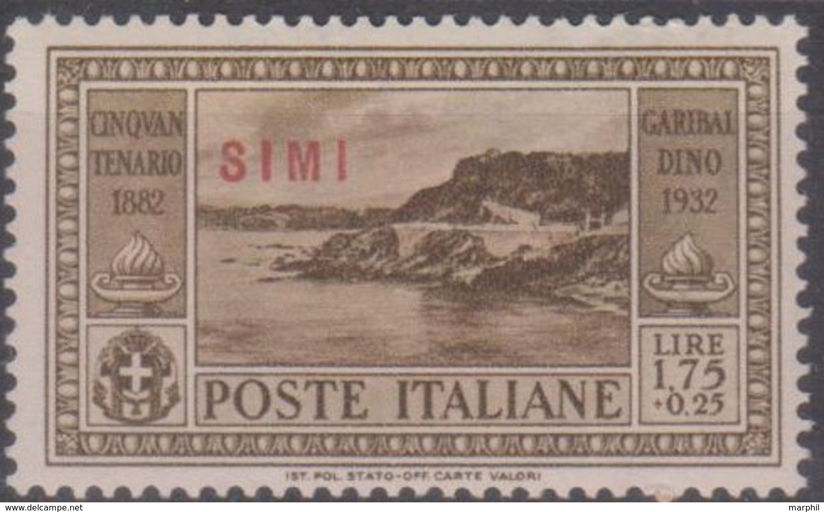 Italia Colonie Egeo Simi 1932 SaN°24 MH/* Vedere Scansione - Egeo (Simi)