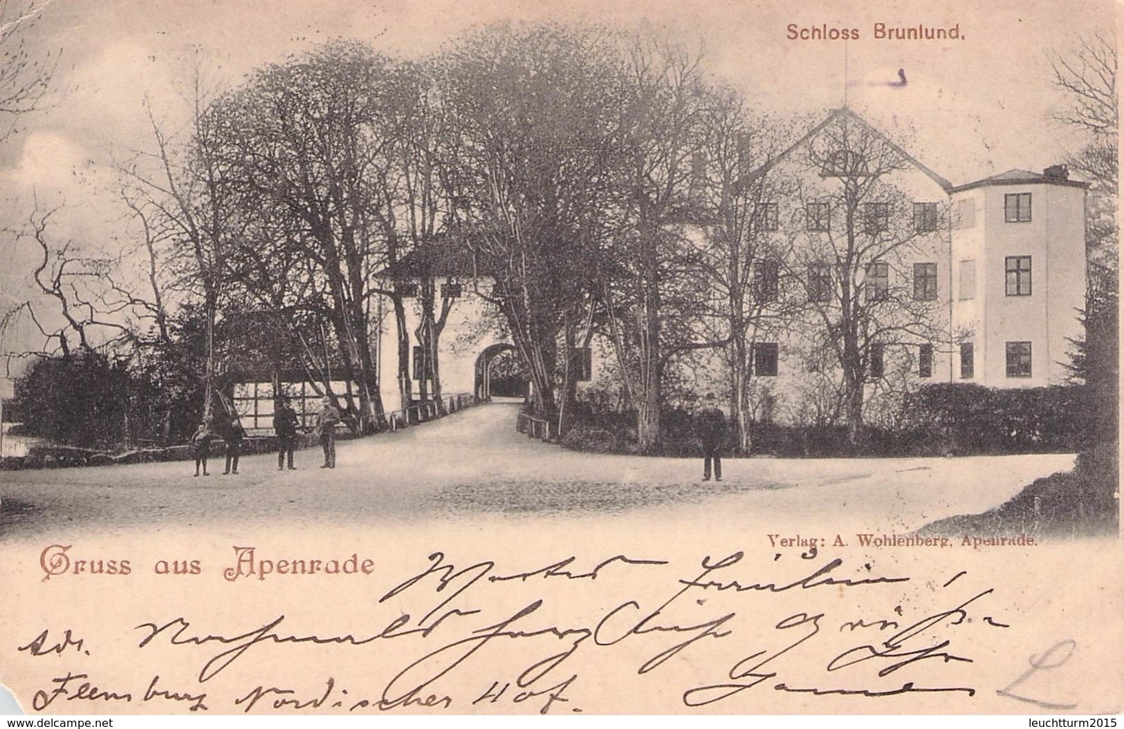 APENRADE - SCHLOSS BRUNLUND 1899  /ak363 - Nordschleswig