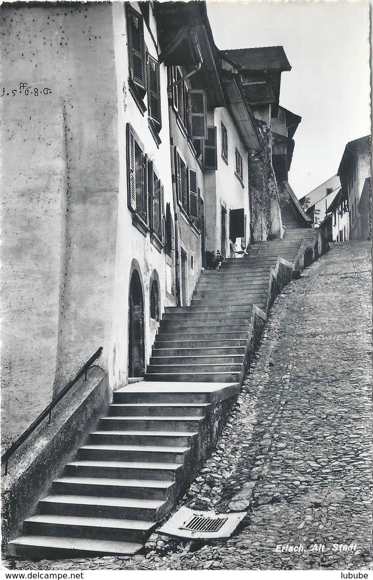 Erlach / Cerlier - Partie Dans La Vieille Ville            Ca. 1950 - Cerlier