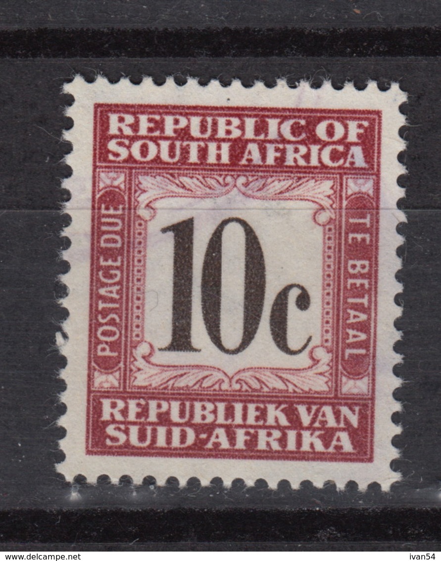 SOUTH AFRICA – Taxe – Postage Due Nr 53 (1961-69) – 10c. - Segnatasse