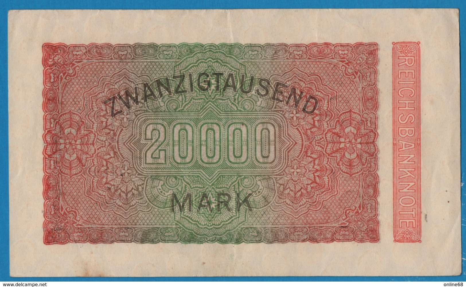 DEUTSCHES REICH 		20000 Mark	20.02.1923	# Sa-DK 716464   P# 85a - 20000 Mark