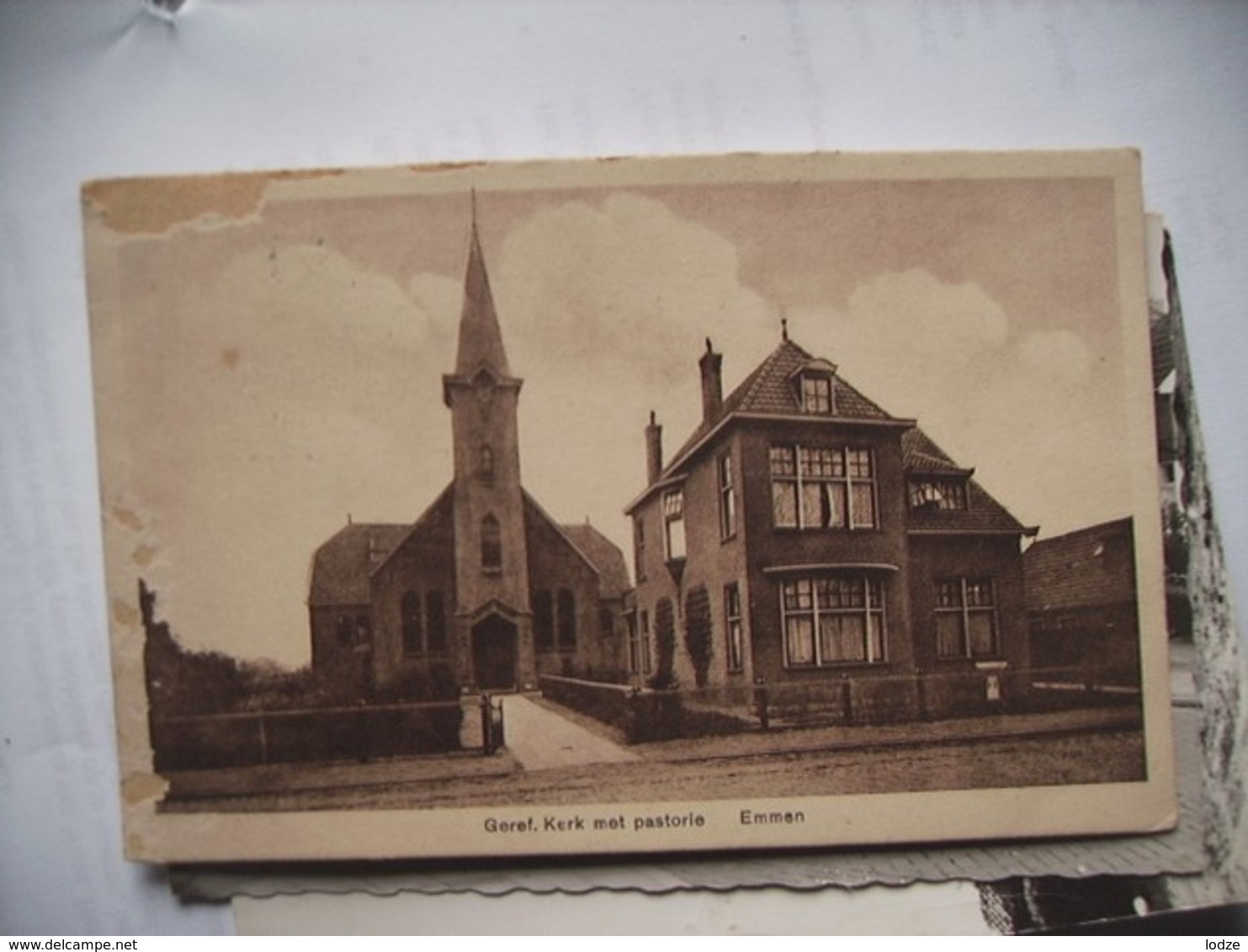 Nederland Holland Pays Bas Emmen Gereformeerde Kerk En Pastorie - Emmen