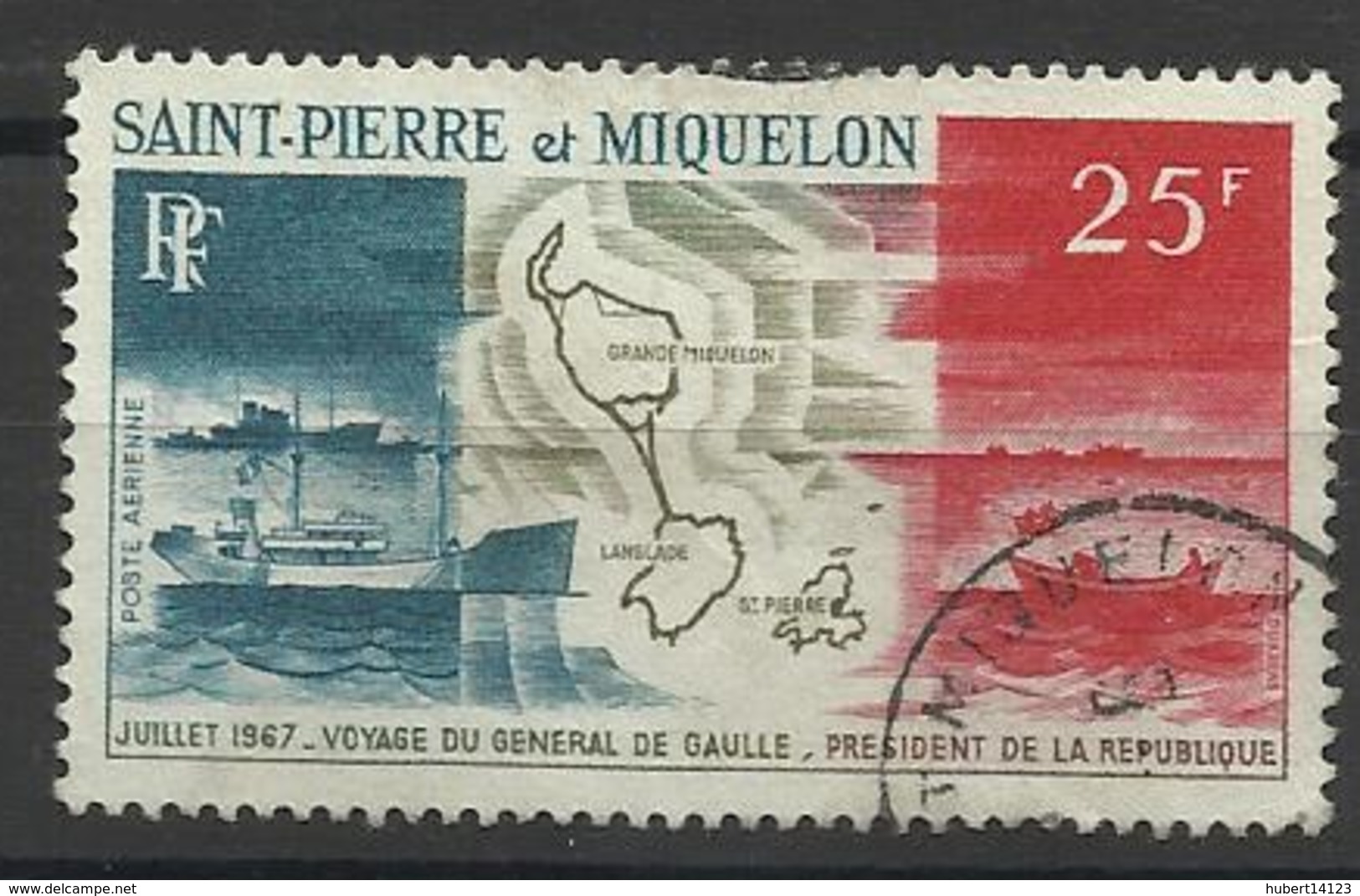 SAINT PIERRE ET MIQUELON N° PA 38 Oblitéré SPM POSTE AERIENNE - Usados