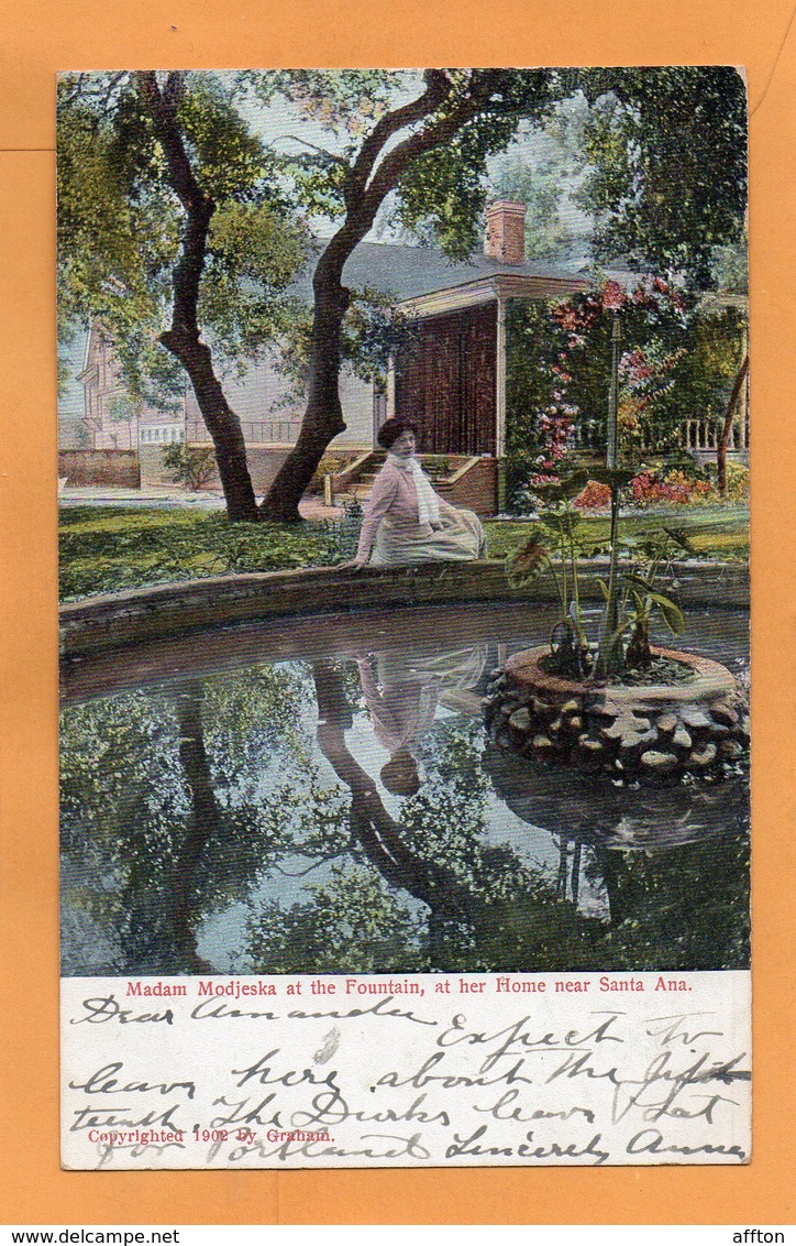 Santa Ana Cal 1907 Postcard - Santa Ana