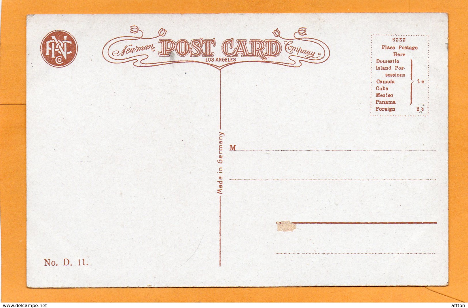 Long Beach Cal 1907 Postcard - Long Beach