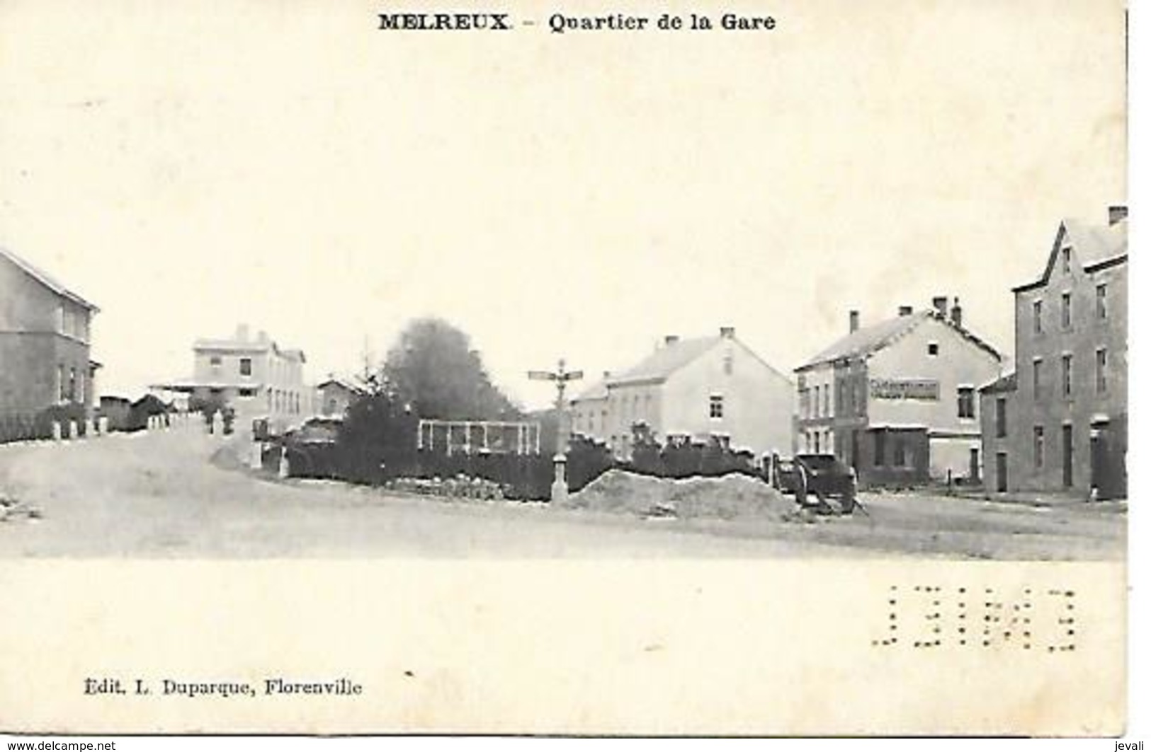 CPA / AK / PK   -   MELREUX    Quartier De La Gare - Hotton