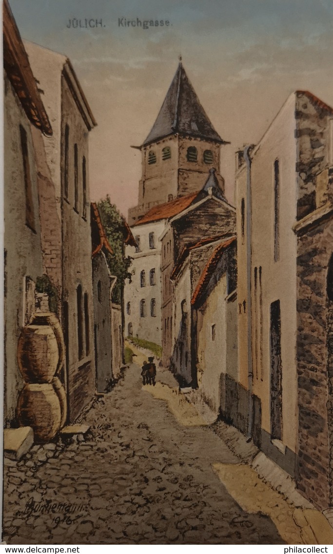 Julich (NRW) Kirchgasse  1922 - Jülich