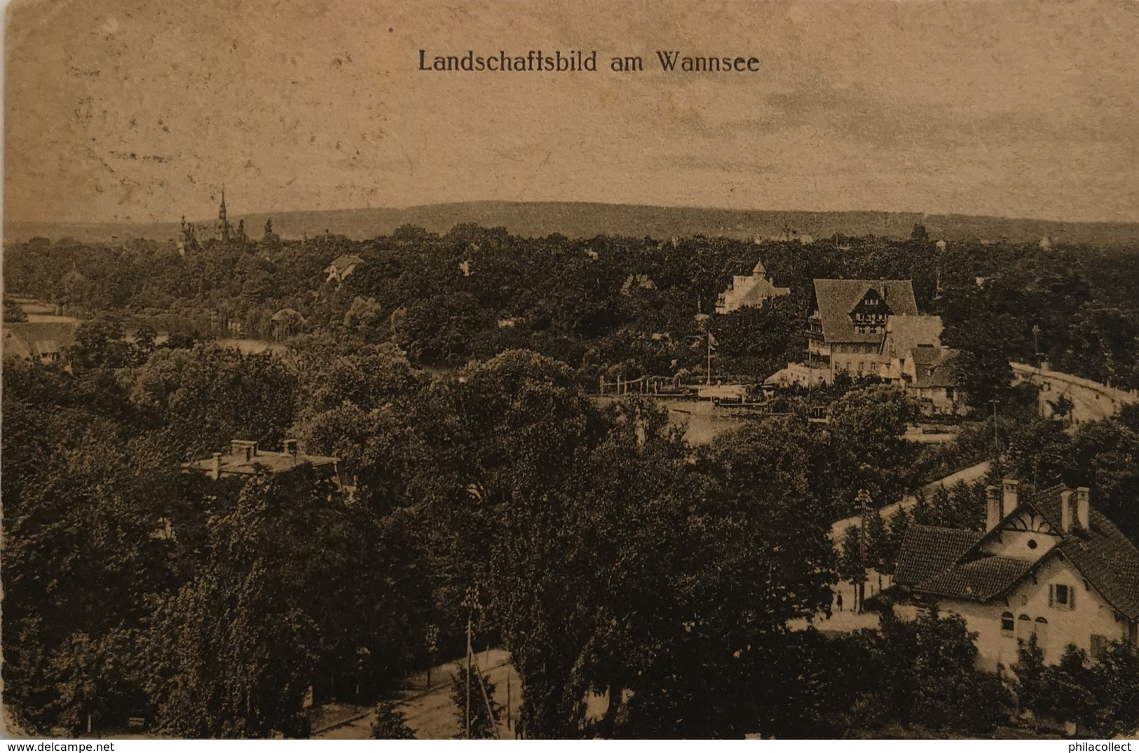 Wannsee Berlin // Landschaftsbild Am Wannsee 1920 - Wannsee