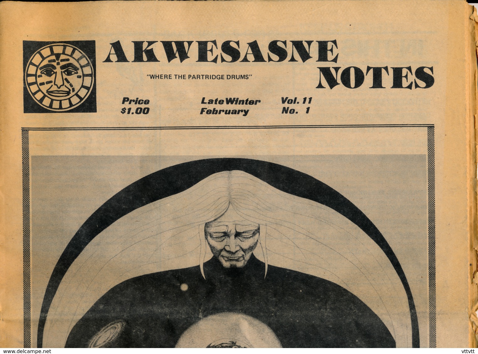 AKWESASNE NOTES (Winter 1979), Volume 11, Numéro 1, Newspaper Indian, Journal Indien, Mohwak, Ontario, New-York, 36 Page - Geschichte