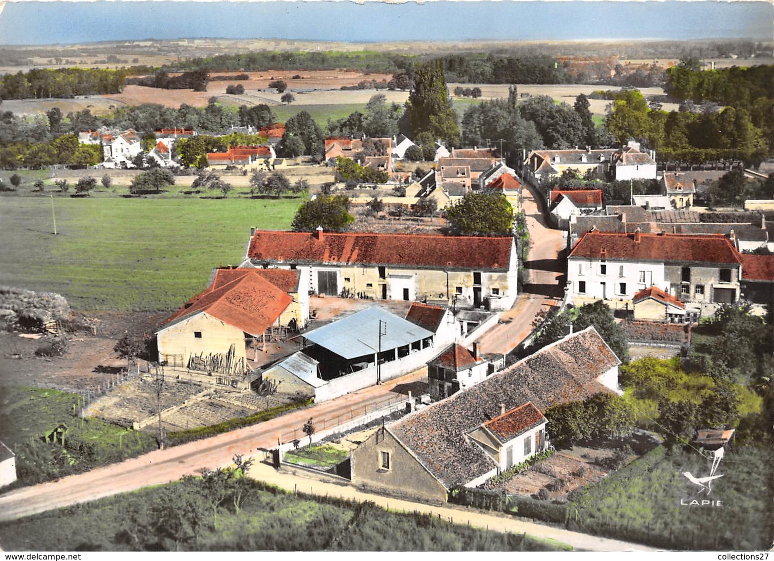 89-MONETEAU-LE HAMEAU DE SOMMEVILLE VUE DU CIEL - Moneteau