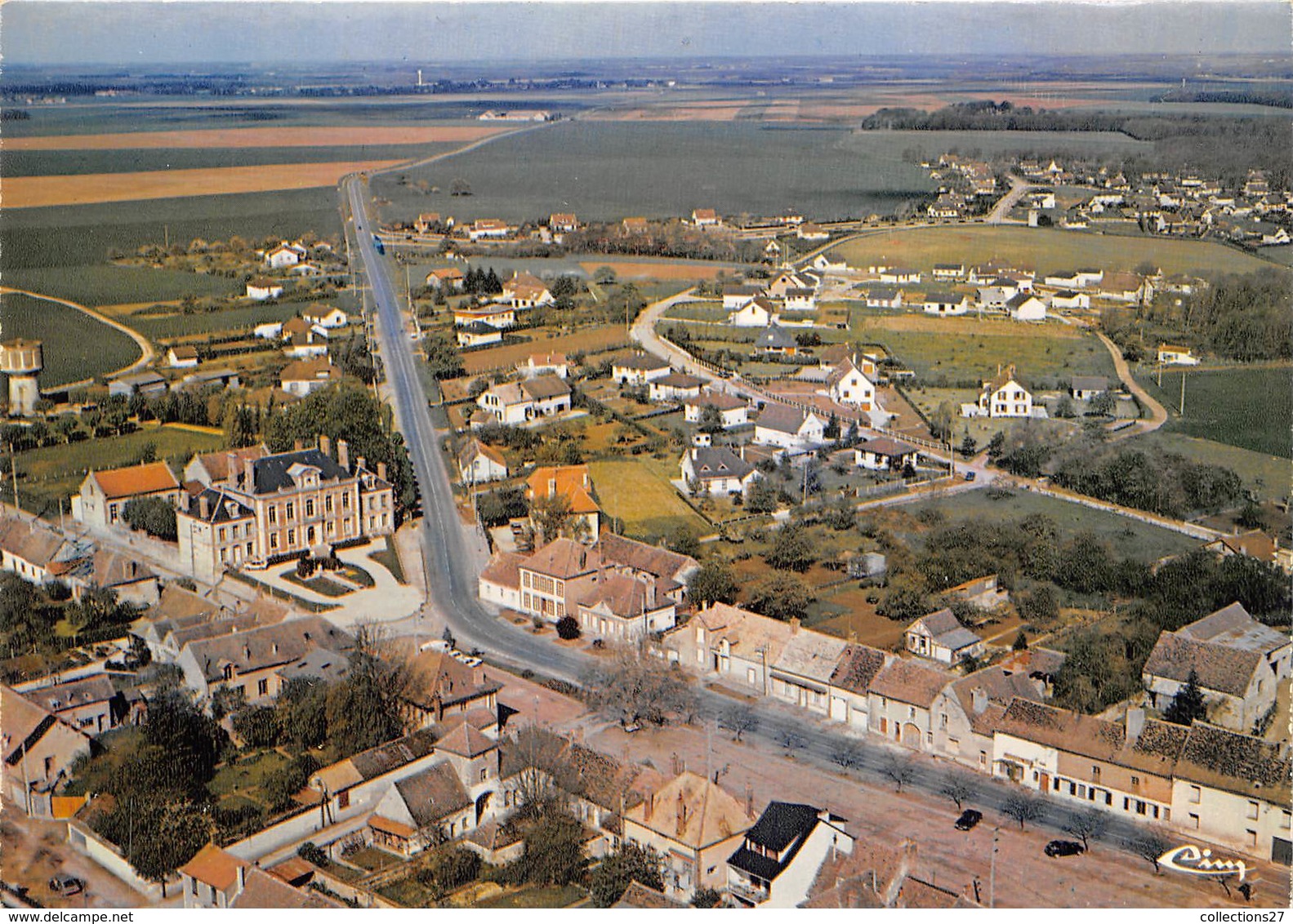 89-CHEROY-VUE GENERALE AERIENNE - Cheroy