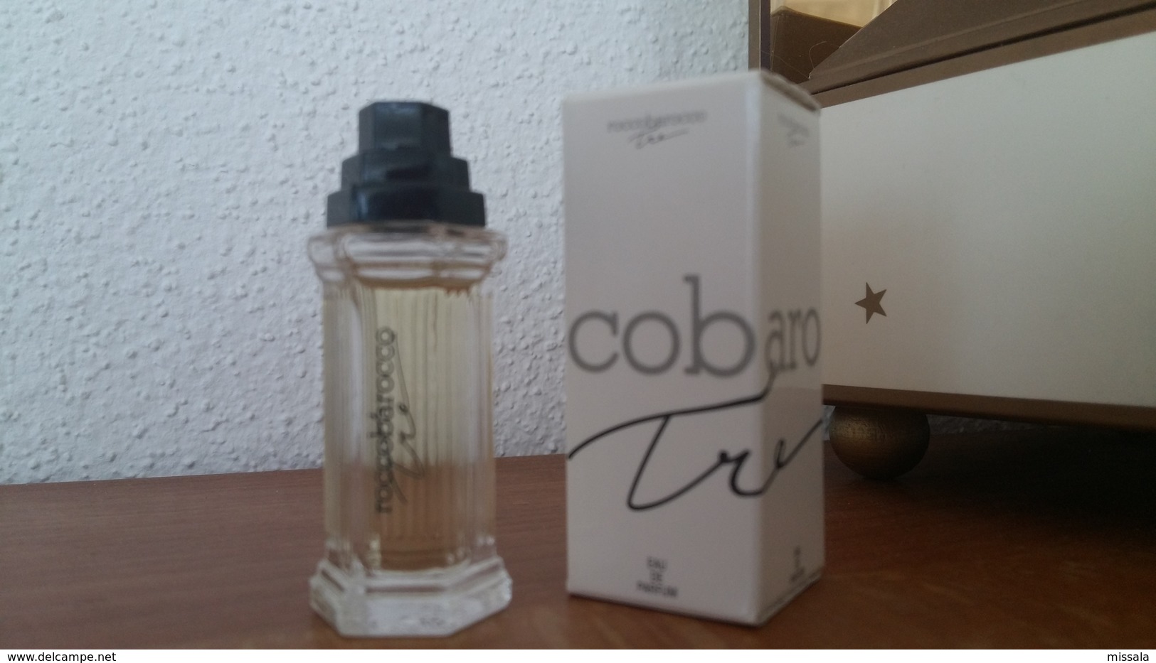 ACHAT IMMEDIAT;;;;MINIATURE ROCCOBARO TRE 5 ML EAU DE PARFUM - Miniatures Hommes (avec Boite)