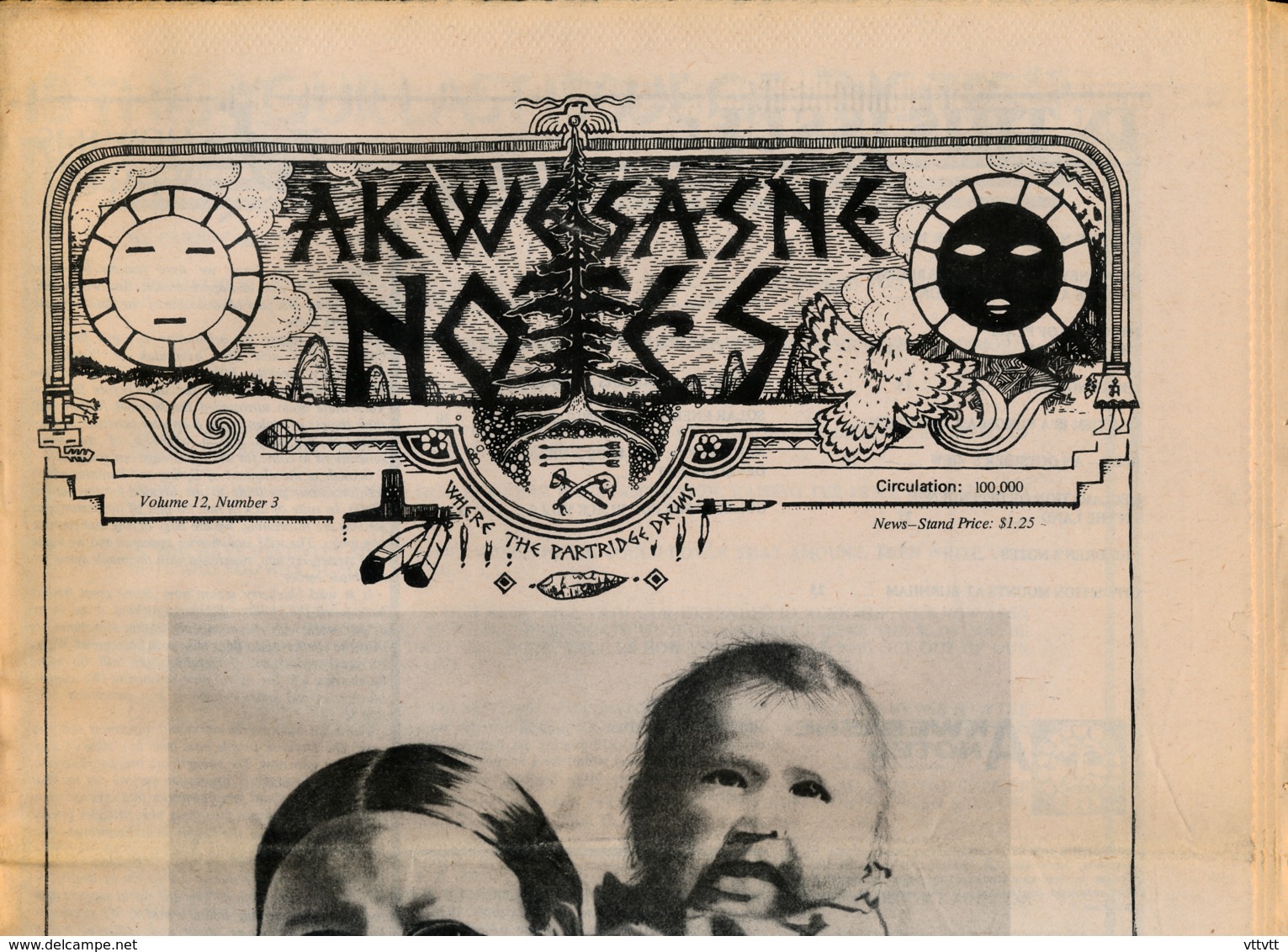 AKWESASNE NOTES (August 1980) Volume 12, Numéro 3, Newspaper Indian, Journal Indien, Mohwak, Ontario, New-York, 36 Pages - Storia