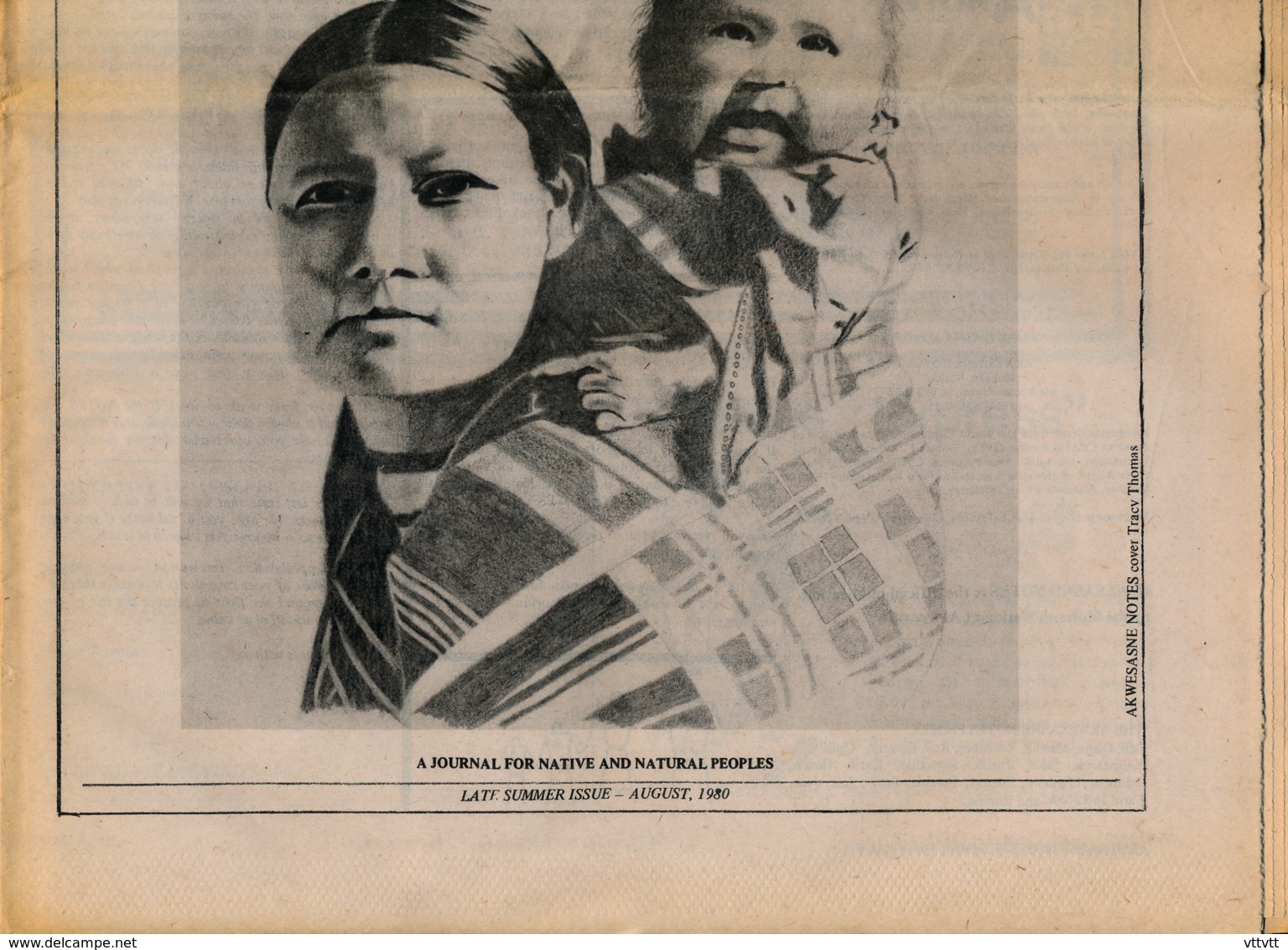 AKWESASNE NOTES (August 1980) Volume 12, Numéro 3, Newspaper Indian, Journal Indien, Mohwak, Ontario, New-York, 36 Pages - Histoire