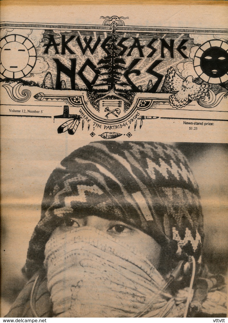 AKWESASNE NOTES (Winter 1981) Volume 12, Numéro 5, Newspaper Indian, Journal Indien, Mohwak, Ontario, New-York, 36 Pages - Geschichte