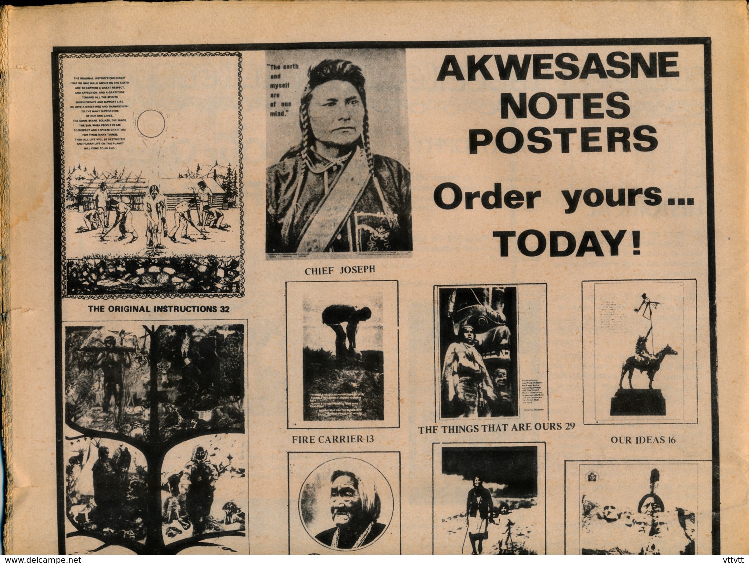 AKWESASNE NOTES (Winter 1981) Volume 12, Numéro 5, Newspaper Indian, Journal Indien, Mohwak, Ontario, New-York, 36 Pages - Geschichte