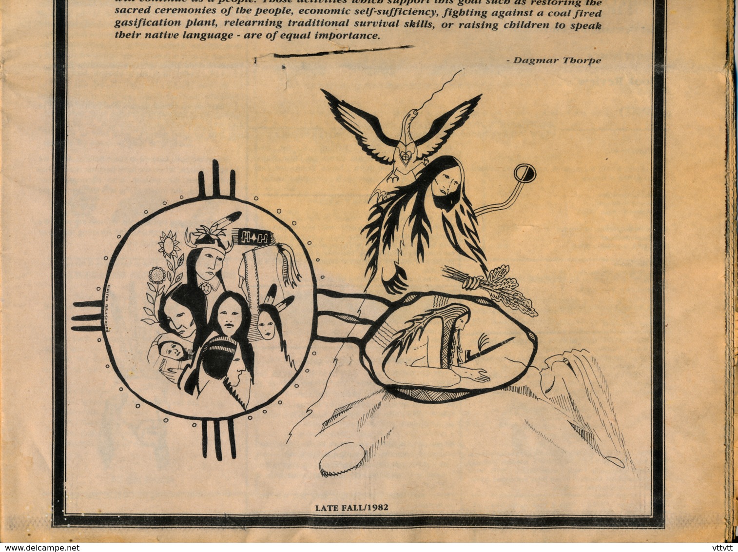 AKWESASNE NOTES (Late 1982) Volume 14, Numéro 5, Newspaper Indian, Journal Indien, Mohwak, Ontario, New-York, 36 Pages - Histoire