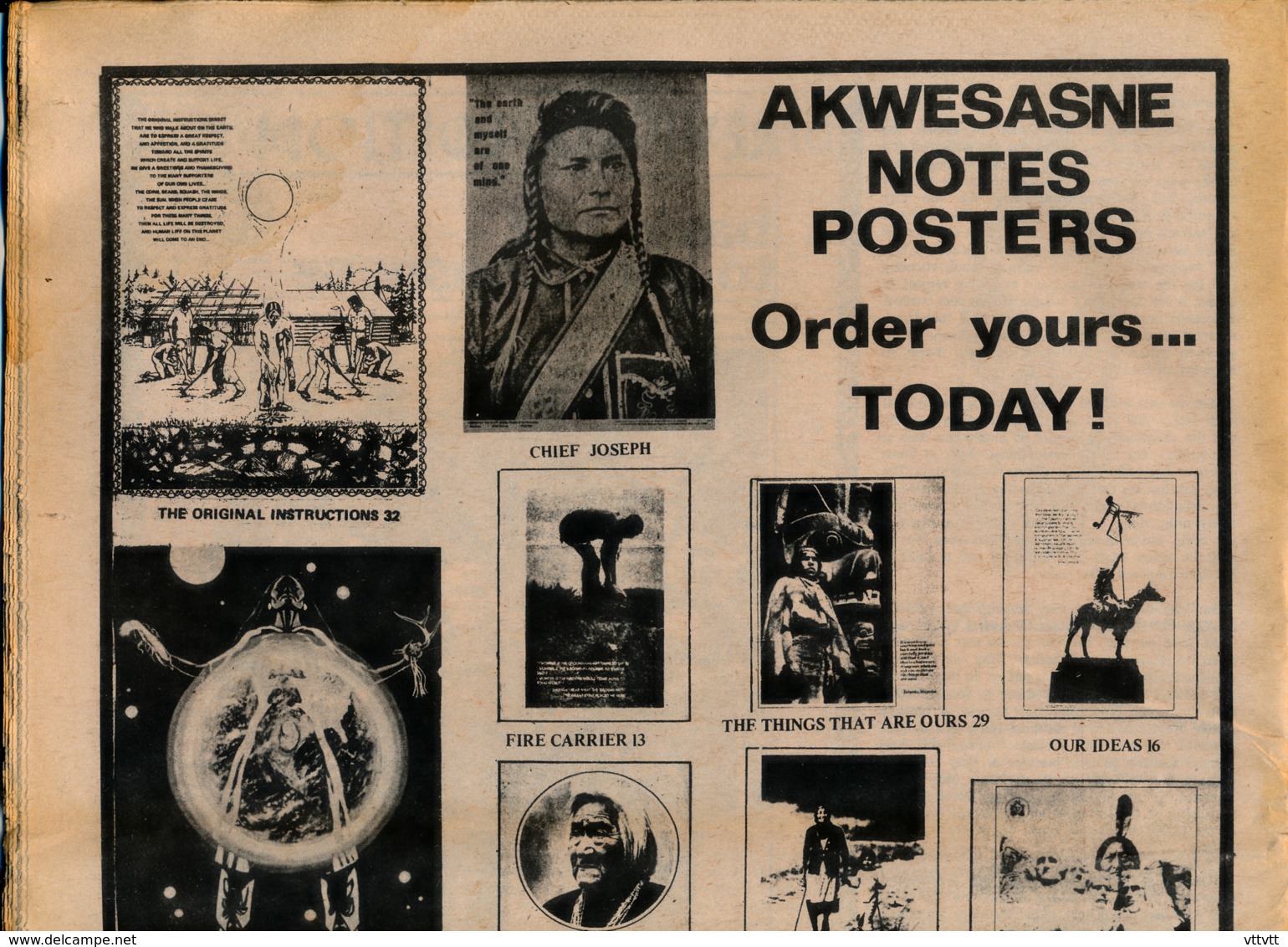 AKWESASNE NOTES (Summer 1982) Volume 13, Numéro 2, Newspaper Indian, Journal Indien, Mohwak, Ontario, New-York, 36 Pages - Storia