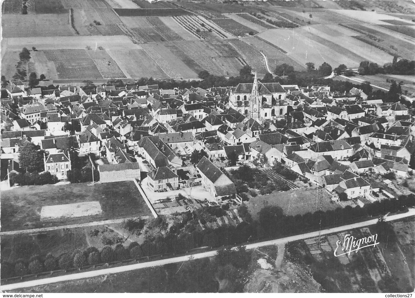 89-COULANGE-LA-VINEUSE- VUE GENERALE AERIENNE - Coulanges La Vineuse