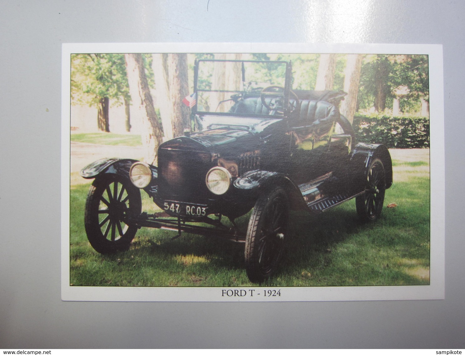 Carte Postale Automobile FORD T 1924 - Autres & Non Classés