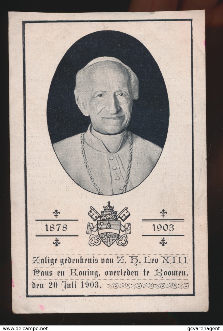 PAUS LEO XIII - JOACHIM PECCI - CARPINETO 1810  - ROME  1903 - Verlobung