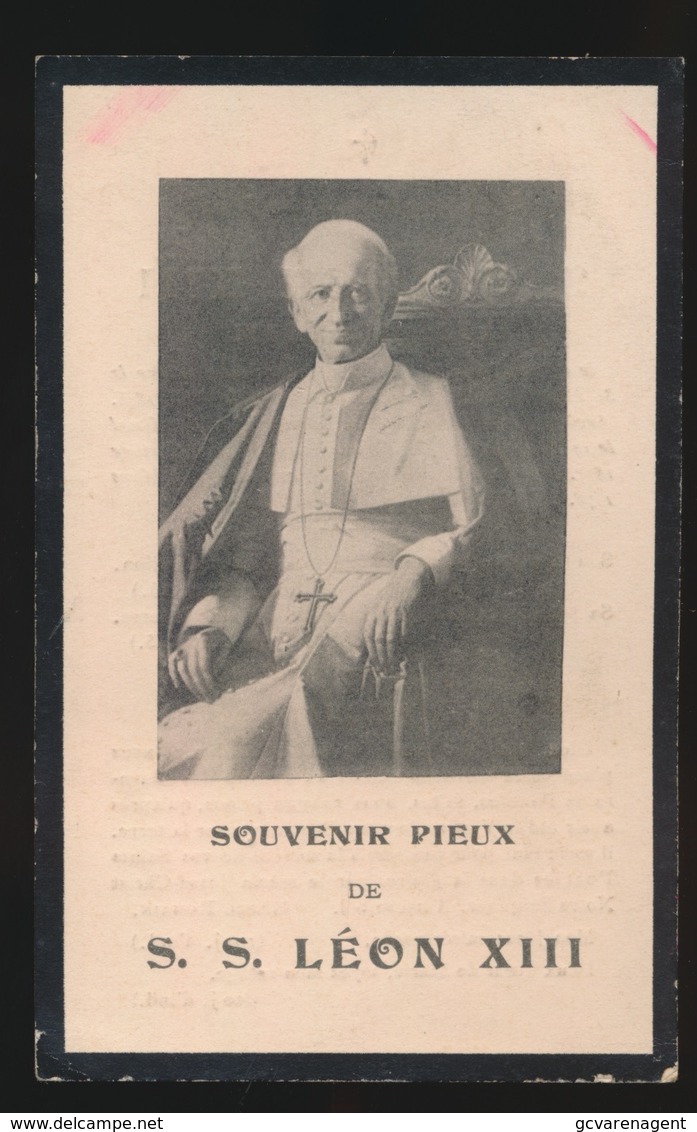 PAUS LEO XIII - JOACHIM PECCI - CARPINETO 1810  - ROME  1903 - Compromiso