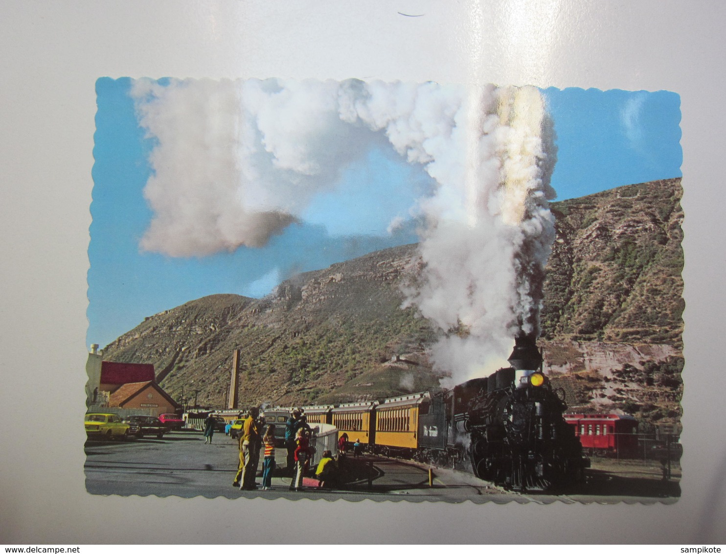 Carte Postale Train Locomotive à Vapeur N°476 - Trains