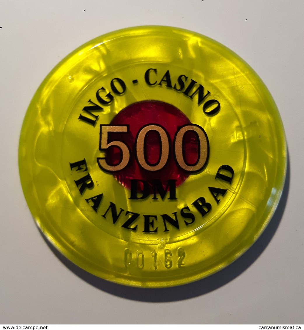 [NC] FRANZENSBAD - INGO Casinò - JETON / CHIP / FICHE / TOKEN Da 500 Deutsche Mark - Casino