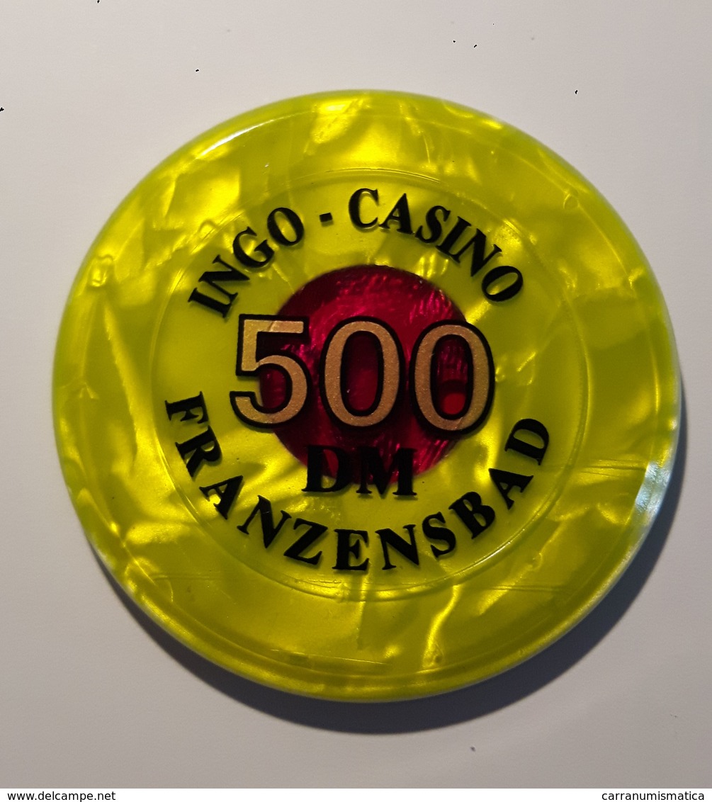 [NC] FRANZENSBAD - INGO Casinò - JETON / CHIP / FICHE / TOKEN Da 500 Deutsche Mark - Casino