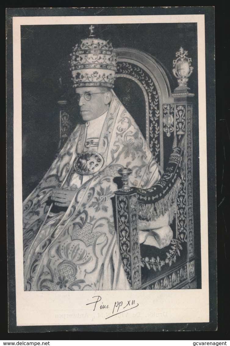 PAUS PIUS XII 267 STE PAUS ROME  GIOVANNI PACELLI 1876 - ROME 1958   2 SCANS - Fidanzamento