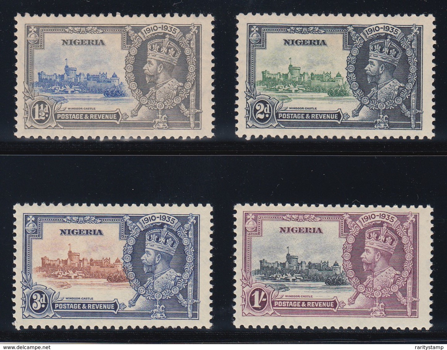 NIGERIA 1935 SILVER JUBILEE   SG 30/33   MNH / MLH   CV £29 - Nigeria (...-1960)