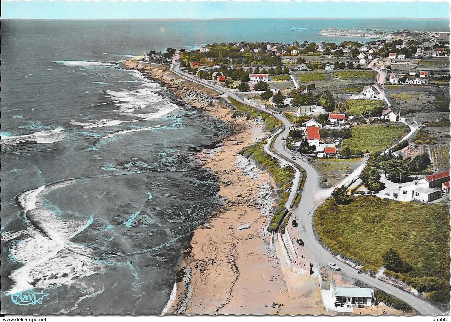 Préfailles - Plage De Port-Meleu Et La Côte - Vue Aérienne - Préfailles