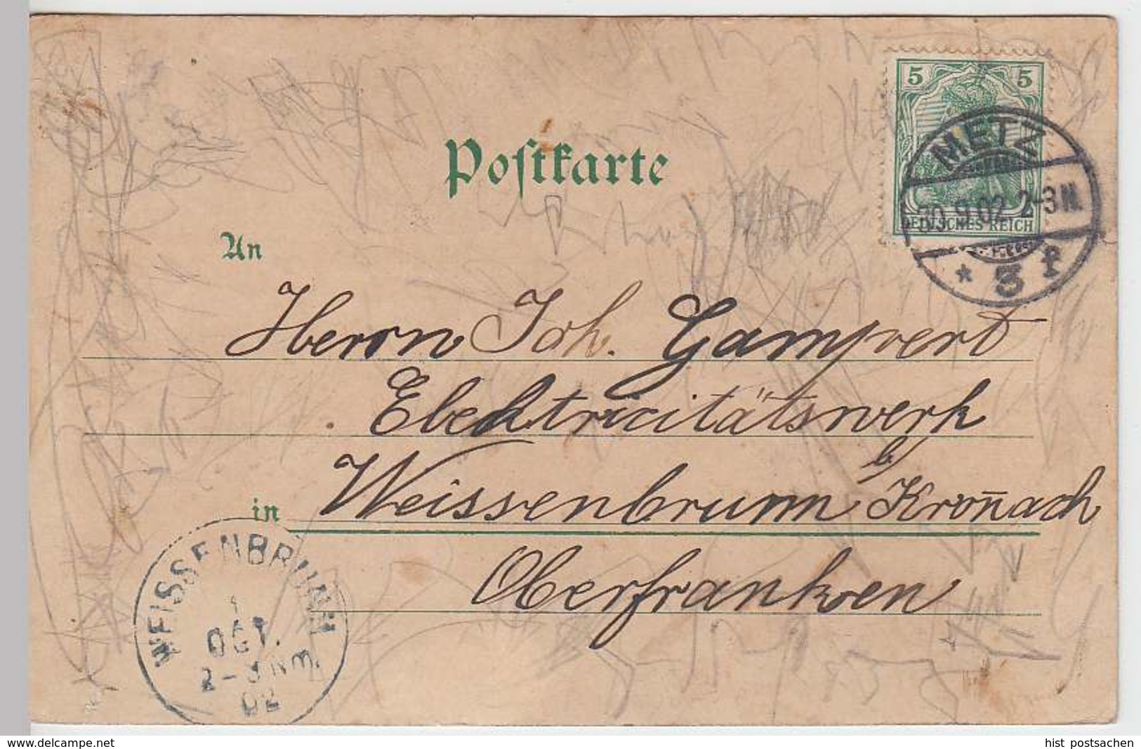 (37754) AK Gruss Aus Metz, Panorama V.d. Feste Friedrich Karl, 1902 - Lothringen