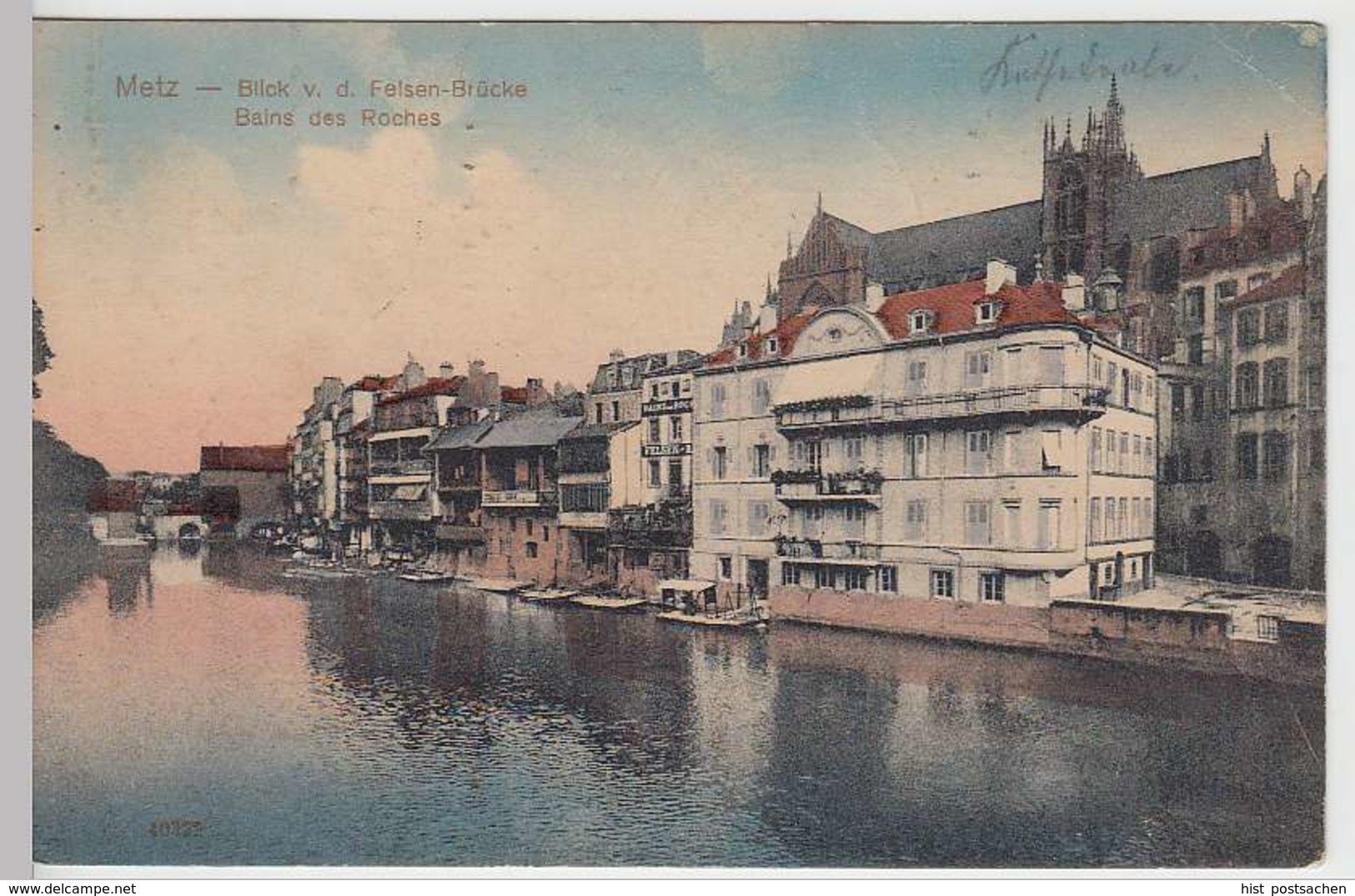 (37920) AK Metz, Bains Des Roches 1913 - Lothringen