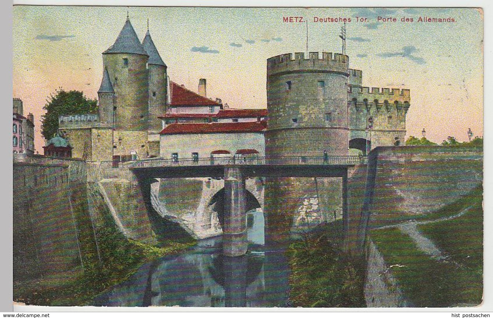 (40499) AK Metz, Deutsches Tor, 1912 - Lothringen