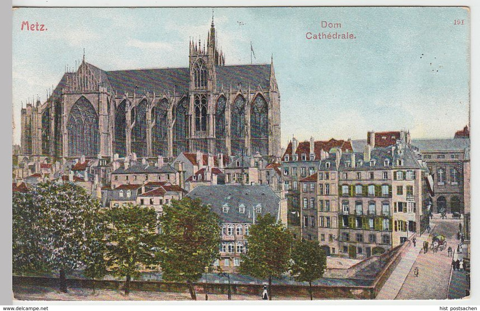 (40507) AK Metz, Kathedrale, Vor 1945 - Lothringen