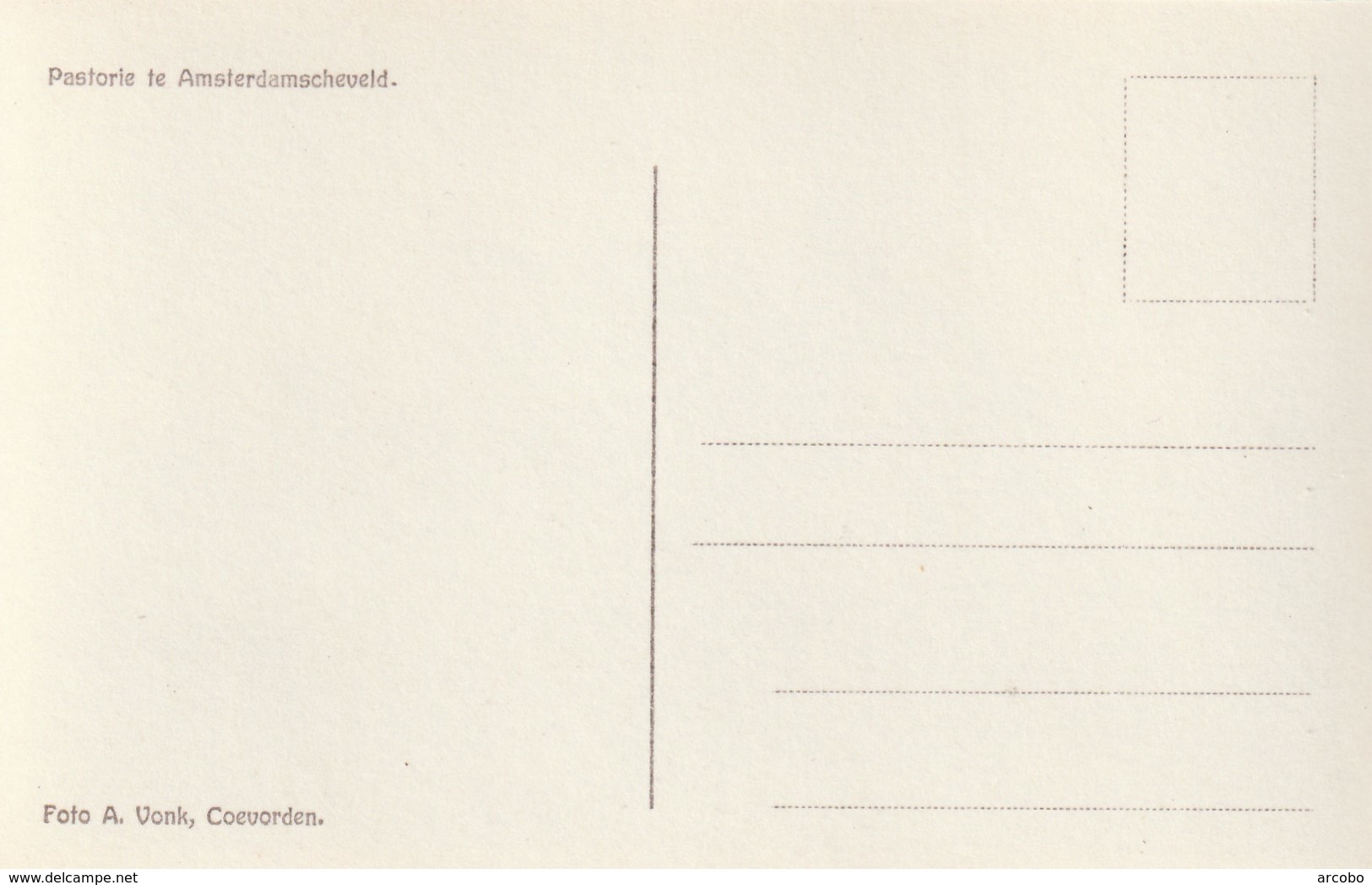 Amsterdamscheveld ;  Pastorie - Emmen