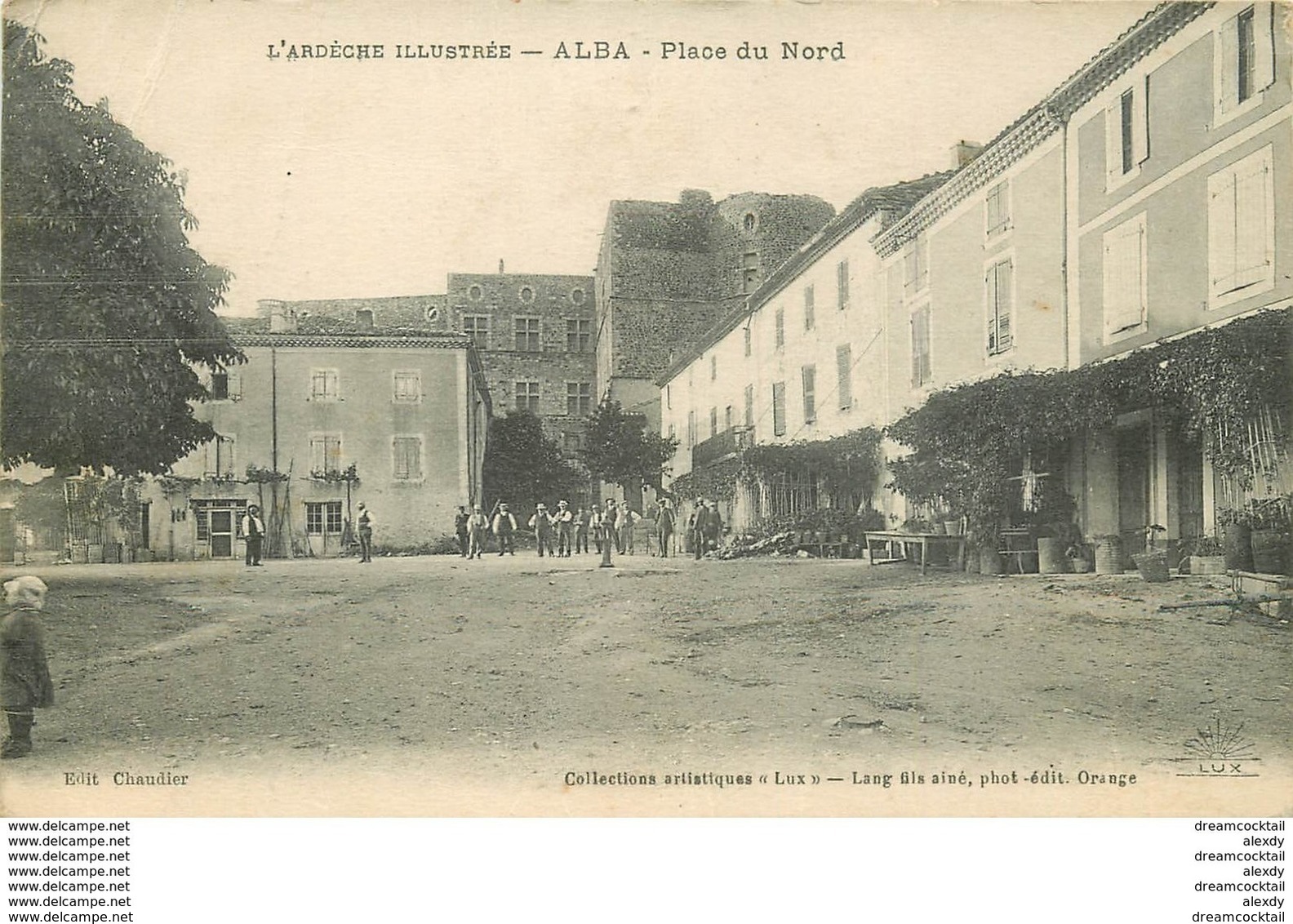Ww LOT 5 CPA REGIONS FRANCE. Aigurande (pli Coin), Alba (plissures), Lamalou-les-Bains, Bernières Et Juan-les-Pins - 5 - 99 Cartes