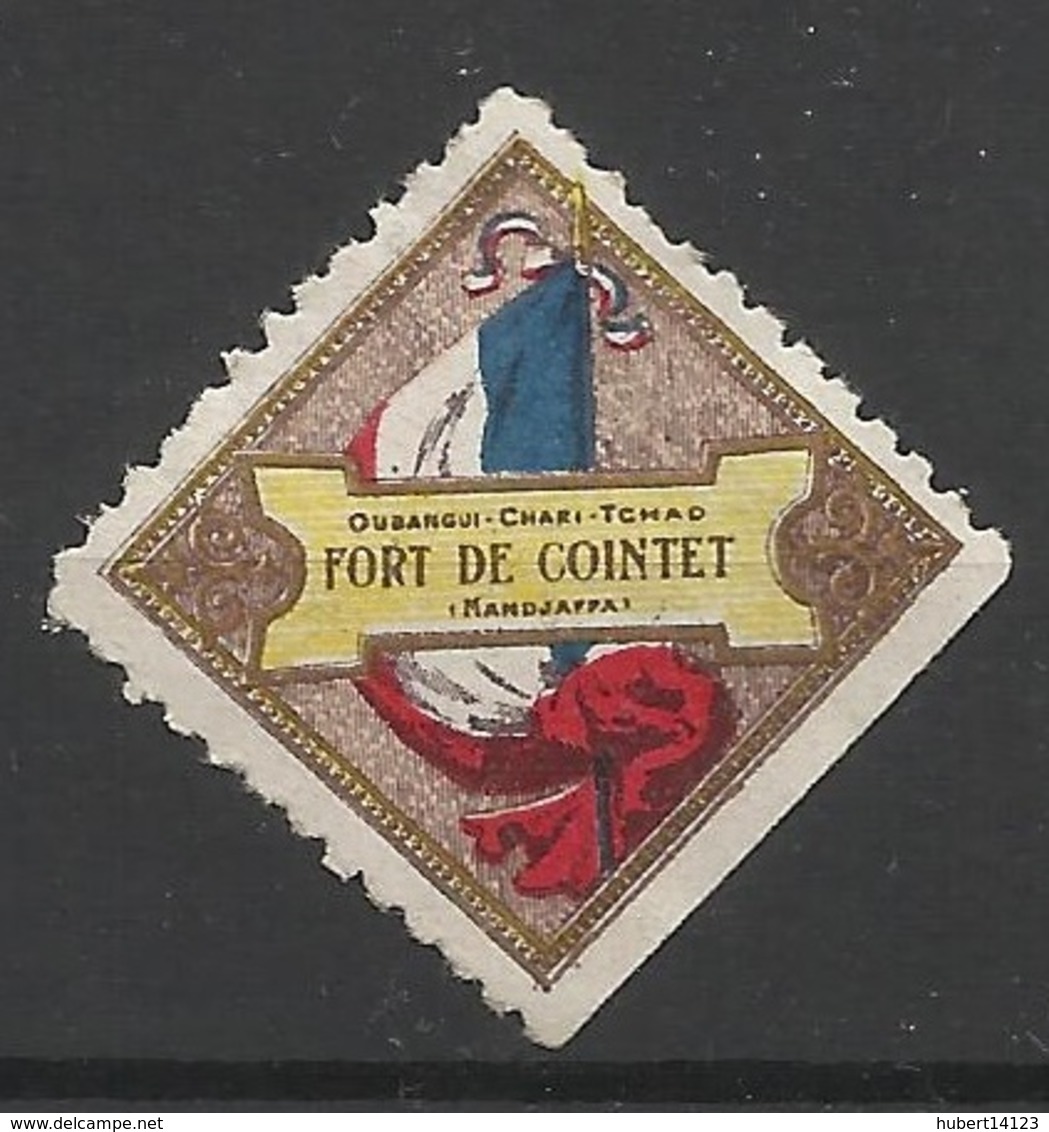 Oubangui Chari Tchad Fort De Cointet Vignette Erinnophilie WW1 - Other & Unclassified