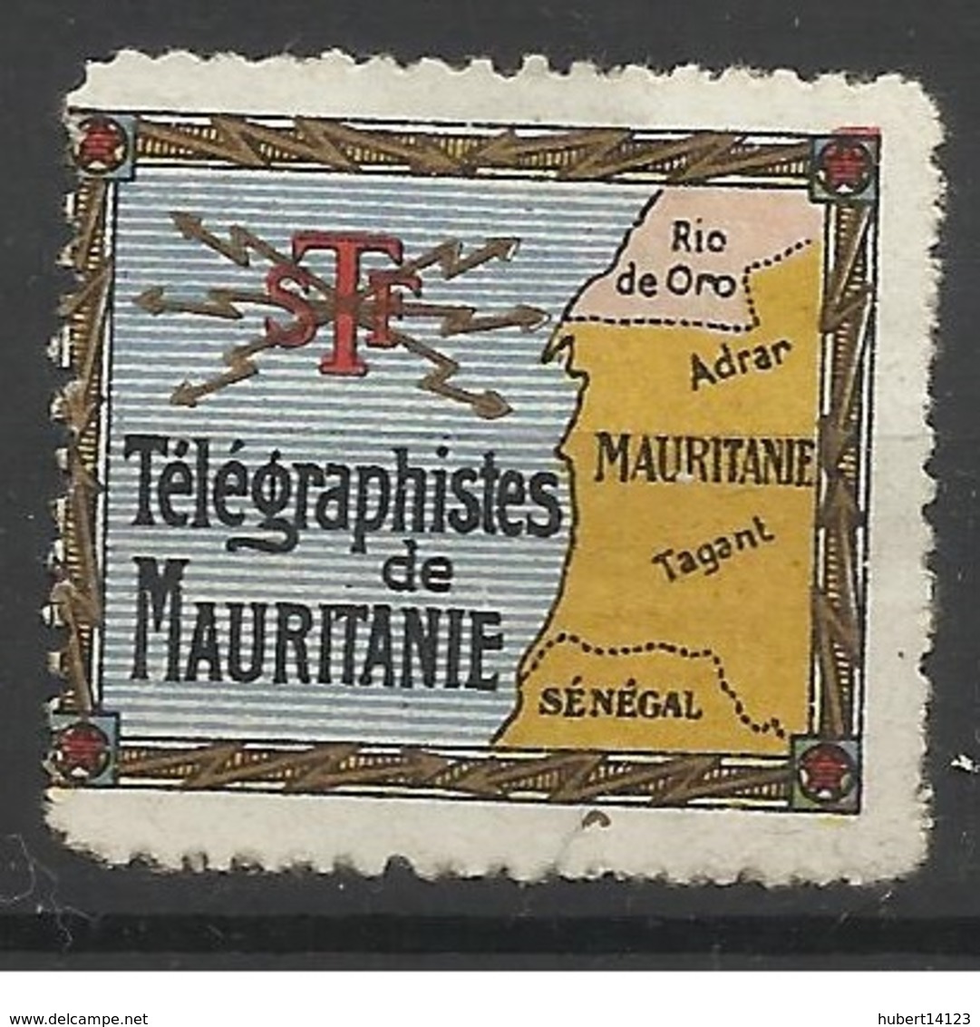 Mauritanie Vignette Erinnophilie Occupation Française WW1 - Autres & Non Classés