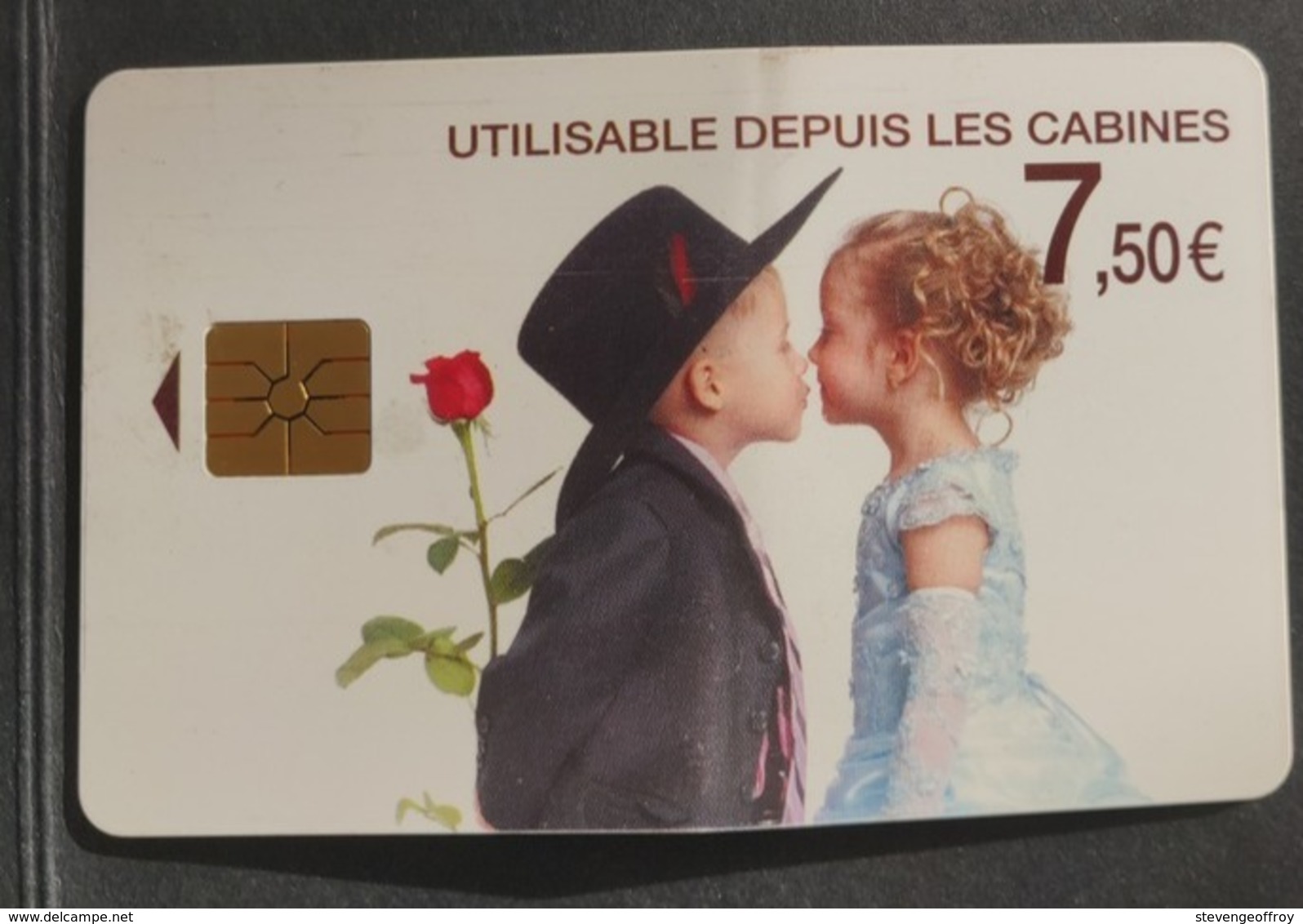 Telecarte France Publique 2010 Mariage Nr 1 - Verso Texte Francais Amour | Enfant - 2010