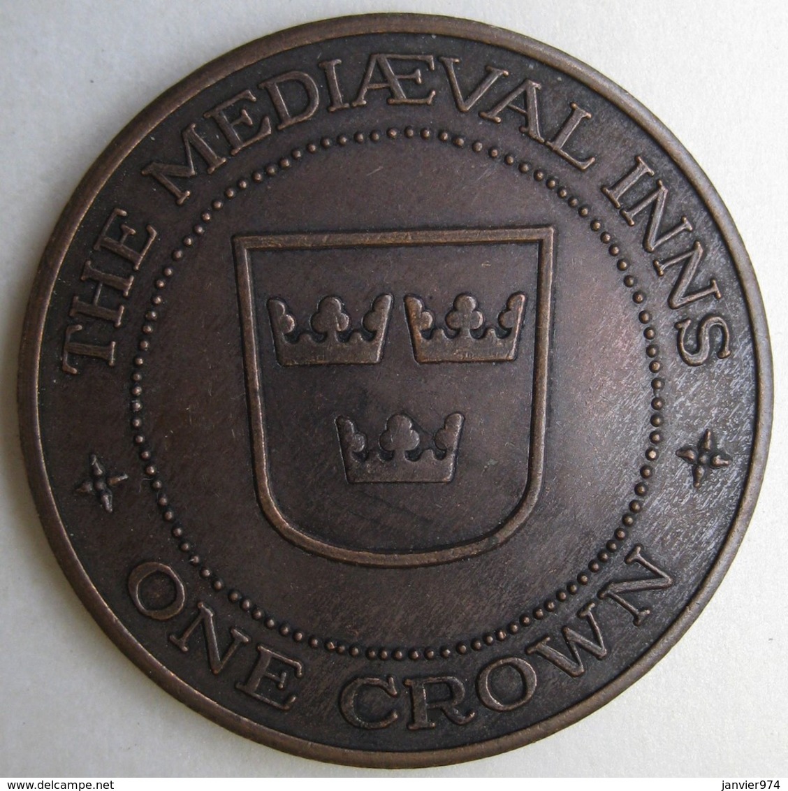 Canada Medaille The Mediaeval Inns – One Crowm - Andere & Zonder Classificatie