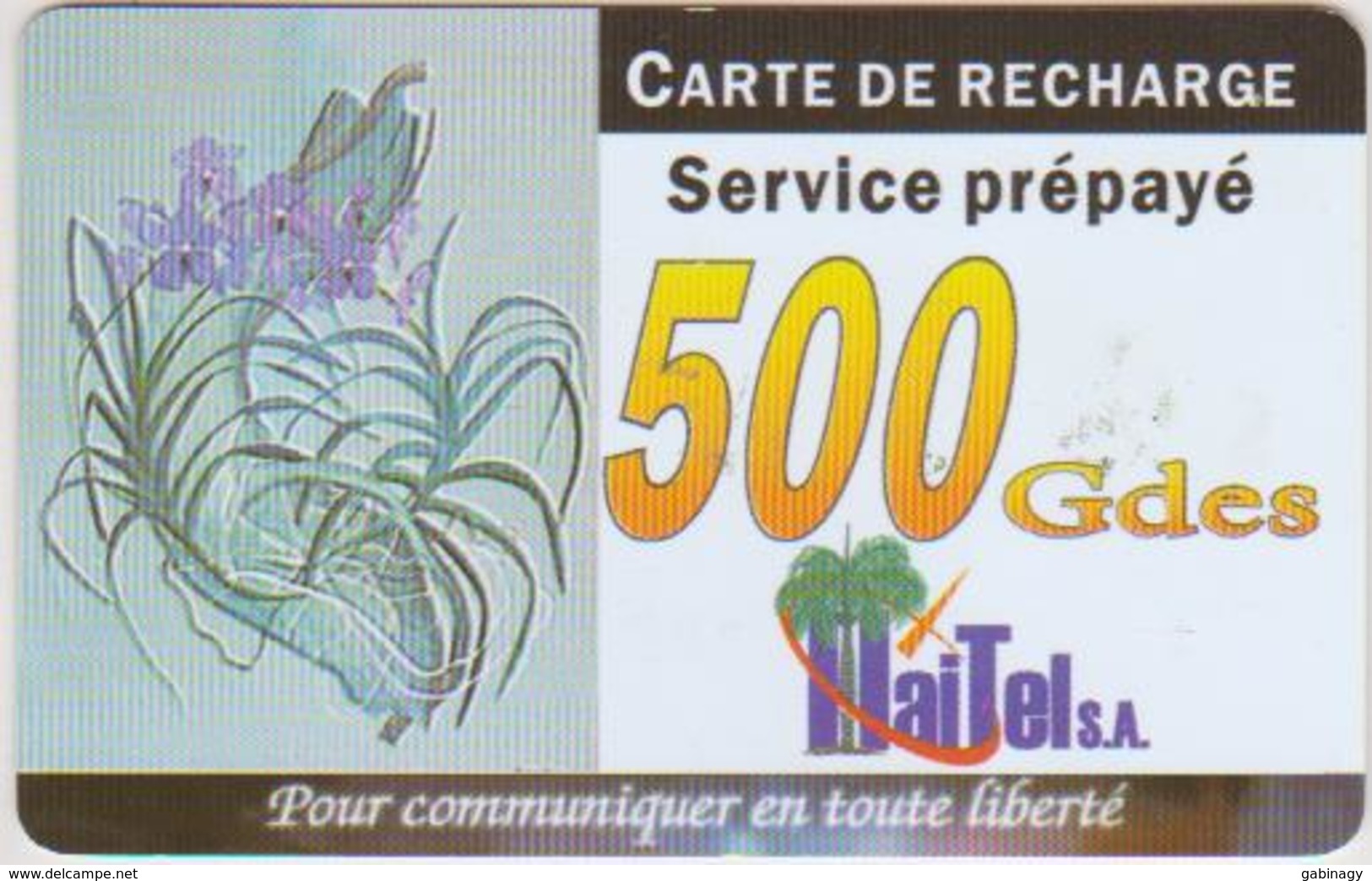 HAITI - ORCHID - 500GDES - 3/30/02 - Haiti