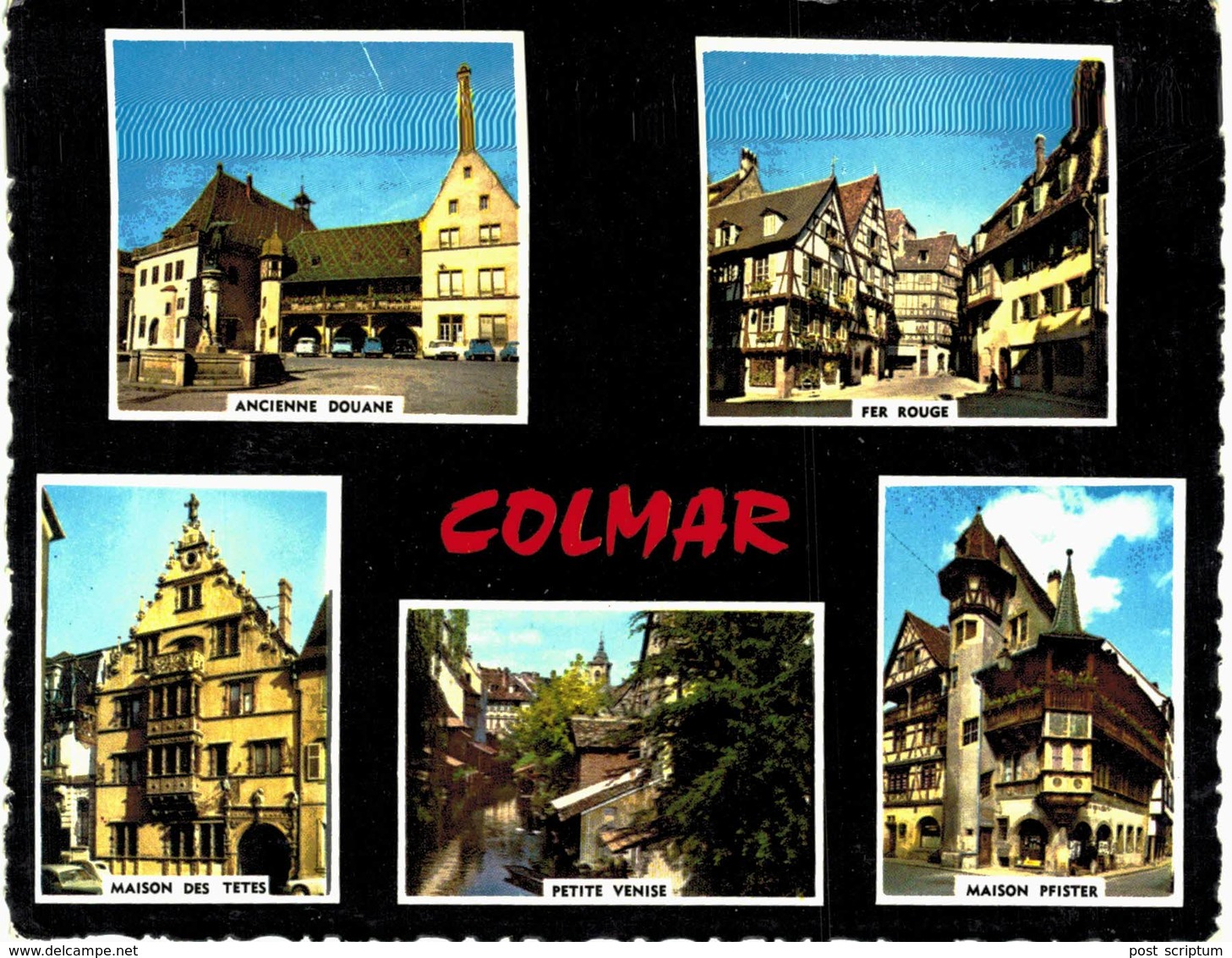 Lot 162-  Colmar- environ 300 cartes (soit 1,58 kg)