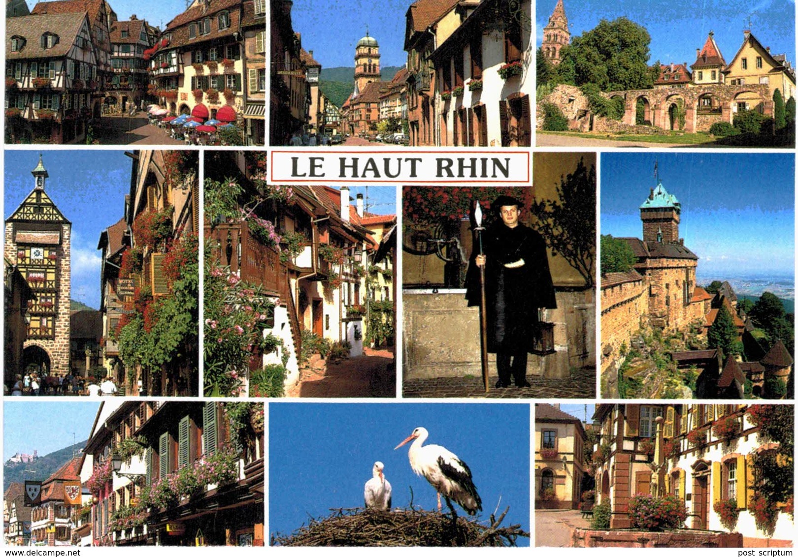 Lot 163-  Haut-Rhin sans Colmar- environ 700 cartes (soit 3,4 kg)