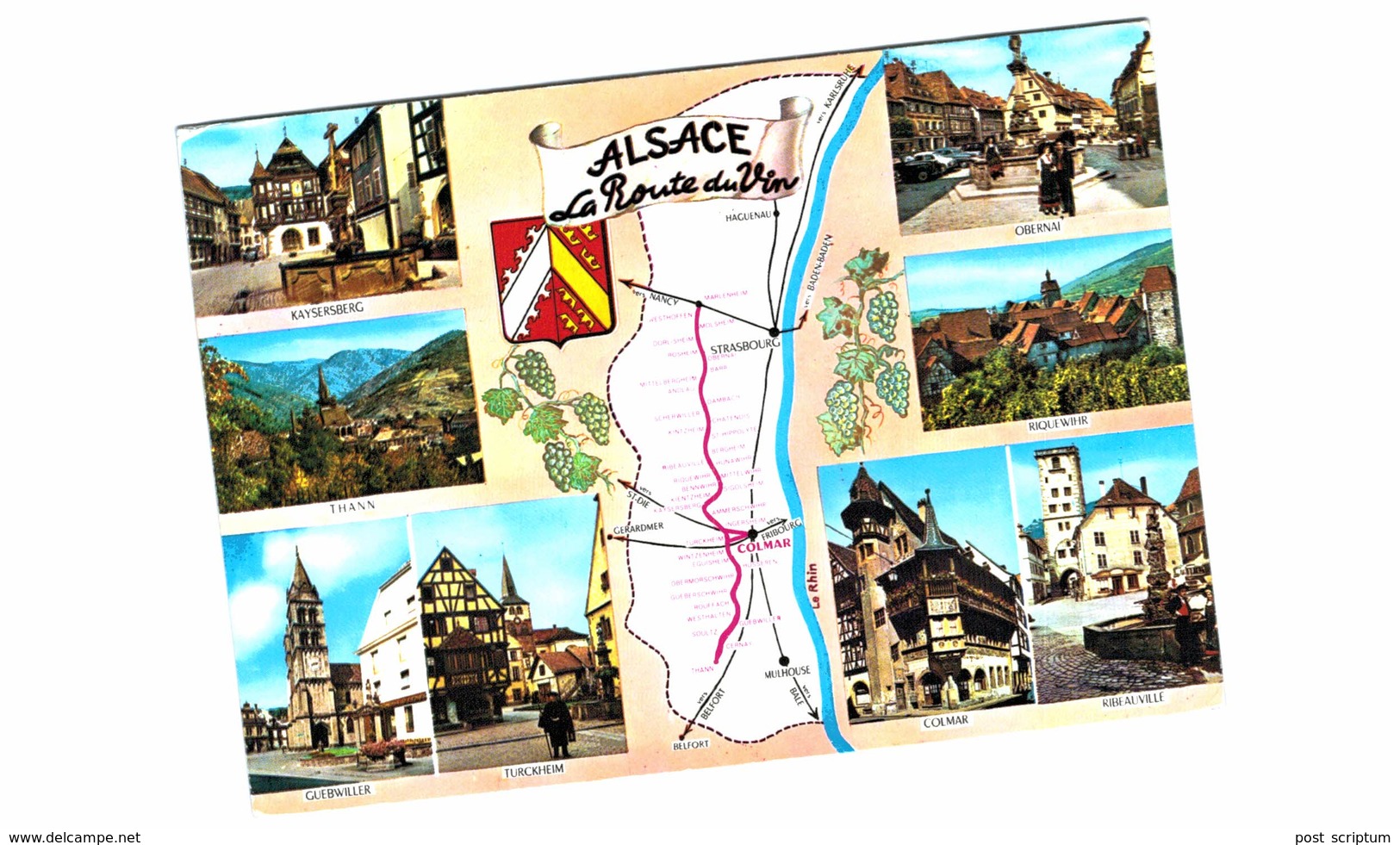 Lot 163-  Haut-Rhin sans Colmar- environ 700 cartes (soit 3,4 kg)