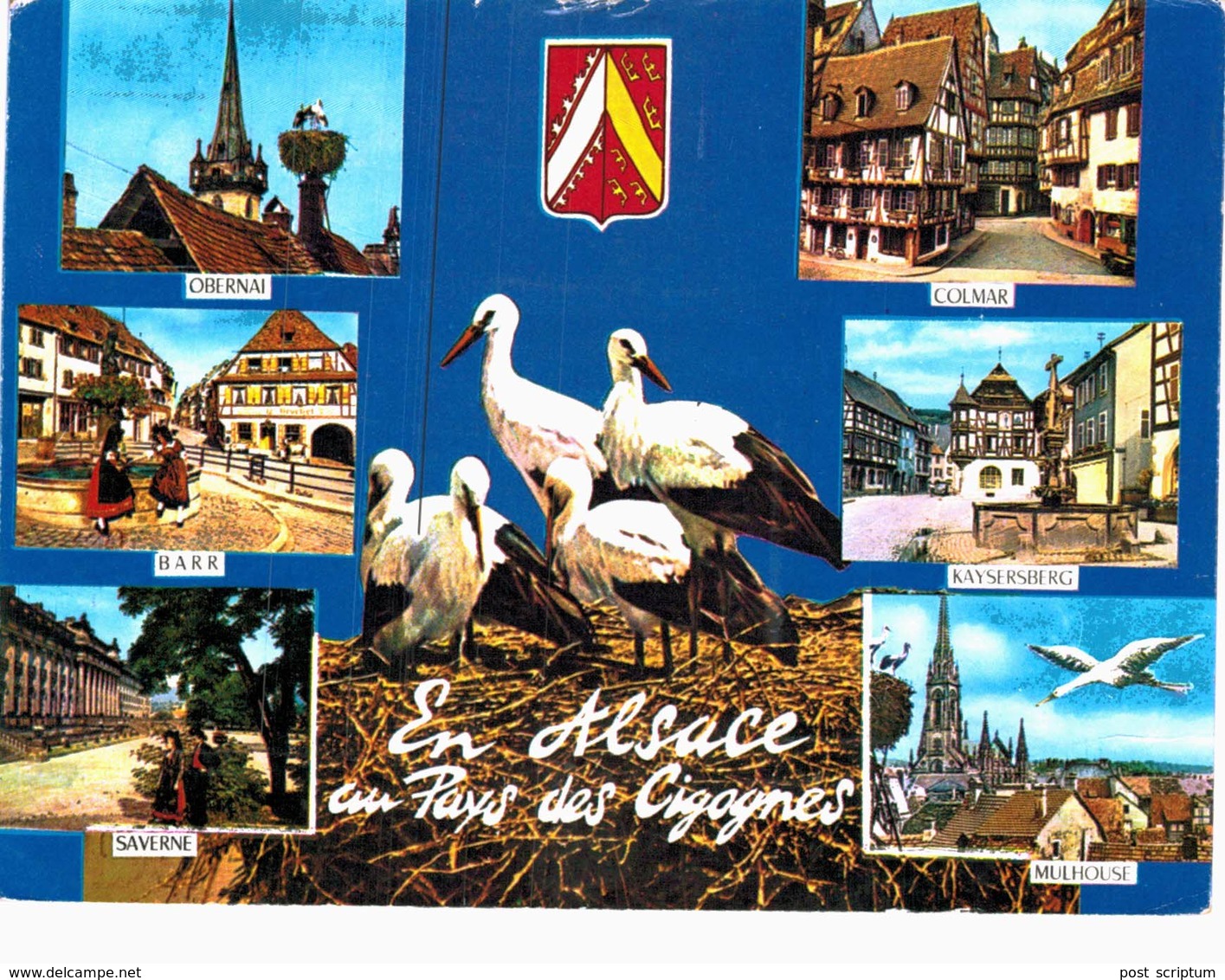 Lot 163-  Haut-Rhin sans Colmar- environ 700 cartes (soit 3,4 kg)