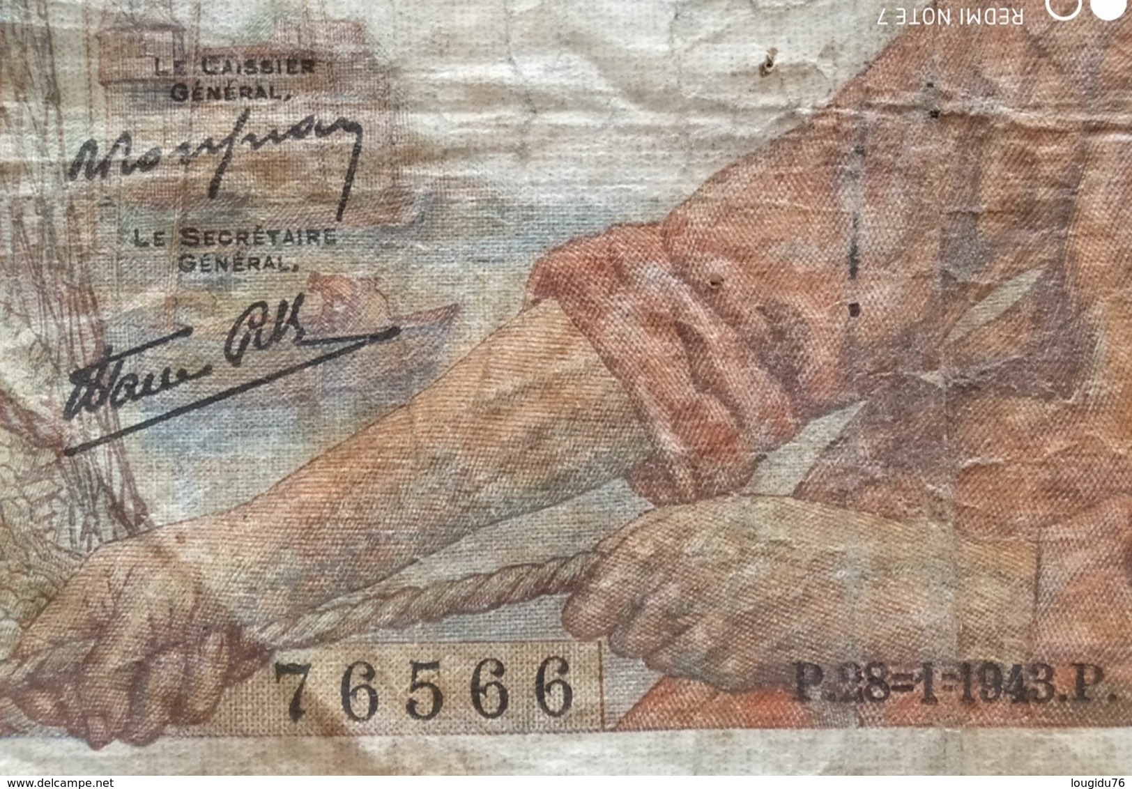 Billet De  20 Francs Le Pêcheur - 20 F 1942-1950 ''Pêcheur''