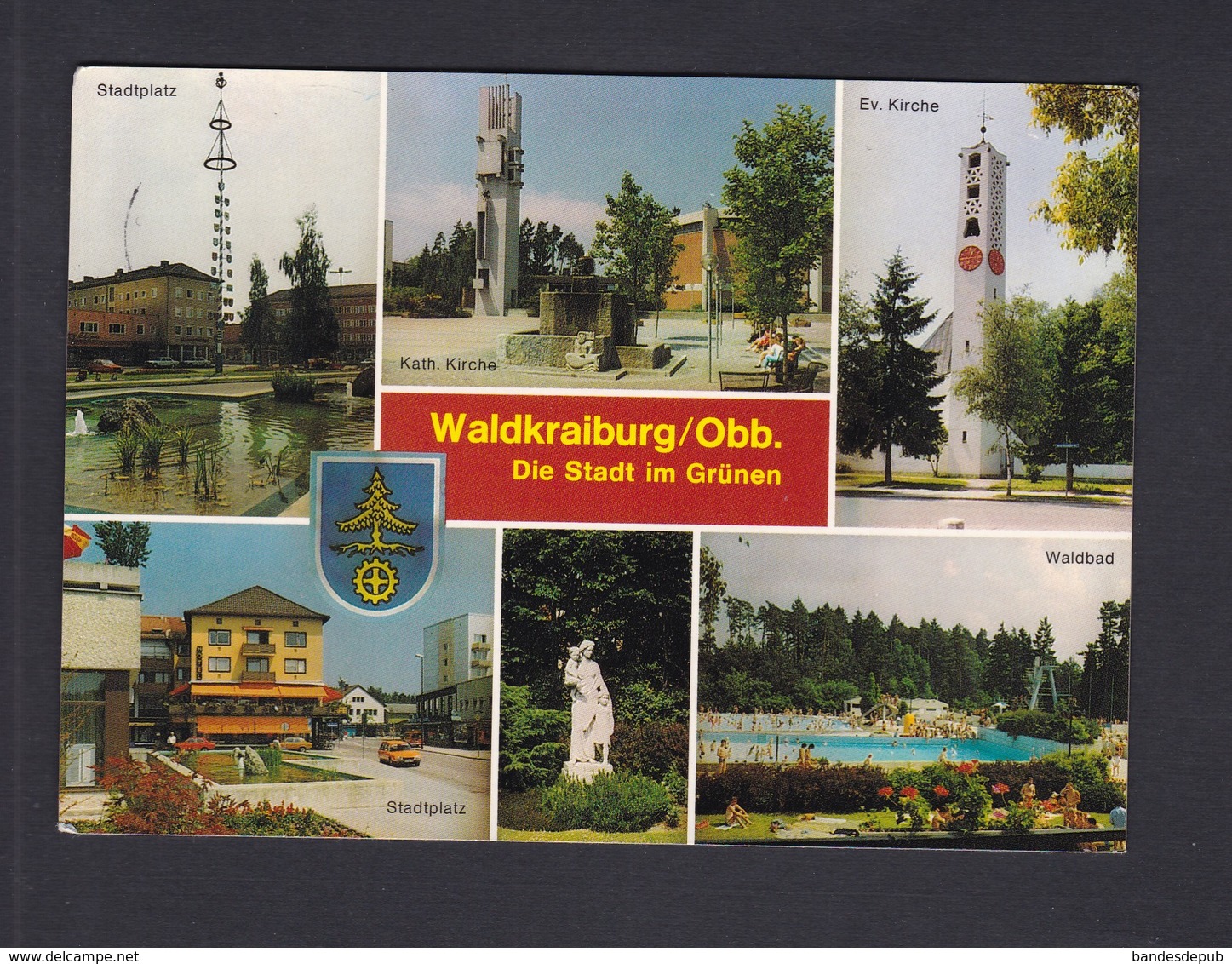 WALDKRAIBURG / OBB Die Stadt Im Grünen ( Multivues Stadtplatz Kirche Waldbad... ) - Waldkraiburg